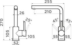 Смеситель для кухни OMOIKIRI Nakagawa-LG 4994480