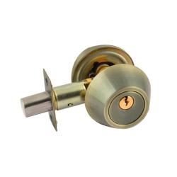 Замок врезной НОРА-М D2 Старая бронза