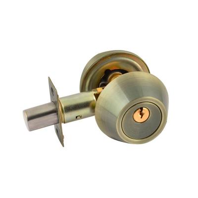 Замок врезной НОРА-М D2 Старая бронза