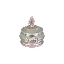 Шкатулка 14,5*13,2*13,7см, полистоун /169-519/Lefard/