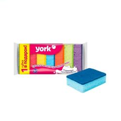 Губки д/посуды Колор Люкс YORK 6+1шт. /3018/York/