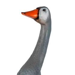 Фигурка для водоема Гусь с длинной шеей