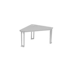 Полка угловая Лофт, серый /Violet/