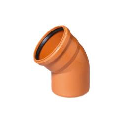 Уголок канализационный наружный 110 мм 45°