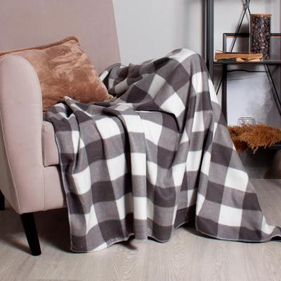 Плед CASA CONFORTE London Клетка Серый 170*200 см Плед CASA CONFORTE London Клетка Серый 170*200 см