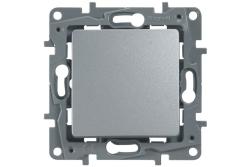 Механизм выключателя LEGRAND Etika 1 клавиша алюминий 672401