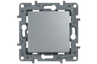 Механизм выключателя LEGRAND Etika 1 клавиша алюминий 672401