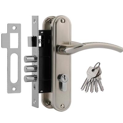 Замок врезной НОРА-М 796А Матовый никель