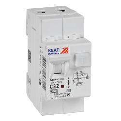 Автоматический выключатель дифференциального тока КЭАЗ OptiDin 2Р 32 А тип AС 30 мA 328101
