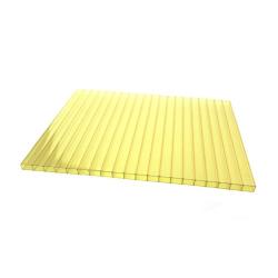 Поликарбонат сотовый Желтый 10 мм