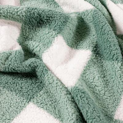 Плед CASA CONFORTE Томлин Клетка Зеленый 200*220 см