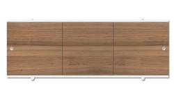 Экран для ванны МЕТАКАМ Премиум А Орех темный 148 см