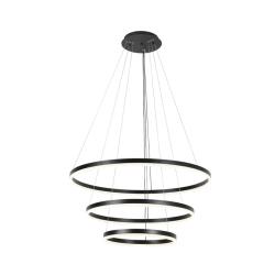 Люстра ЛАЙТ СФЕРА 9745/8+6+4 Black Черный