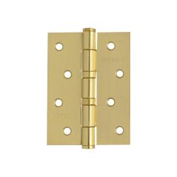 Петля врезная НОРА-М 4"-2ВВ Матовое латунное покрытие