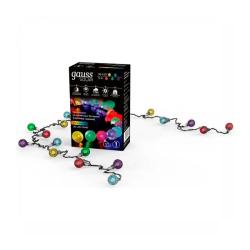 Гирлянда садовая GAUSS Solar GS031 шары Мультицвет