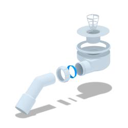 Сифон для поддона АНИ ПЛАСТ Е351С-01 