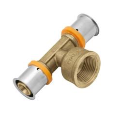 Тройник KAN-therm комбинированный пресс 20 мм 1/2" ВР