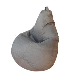 Кресло-мешок DREAMBAG Рогожка Серый 110*150 см