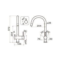 Смеситель для кухни OMOIKIRI Yamada-LG 4994479