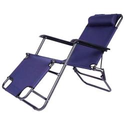 Кресло-шезлонг ECOS Синий 153*59,5*81 см
