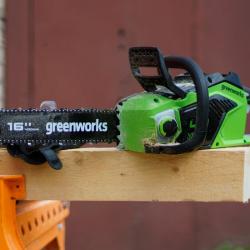 Электропила GREENWORKS GD40CS18