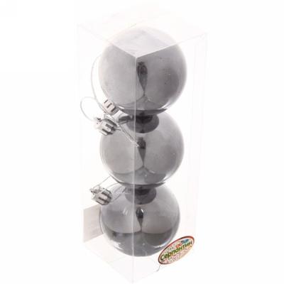 Набор шаров СЕРПАНТИН Глянец графит 6 см