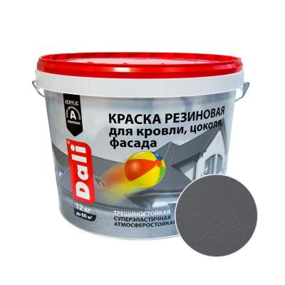 Краска резиновая DALI Серый графит 12 кг