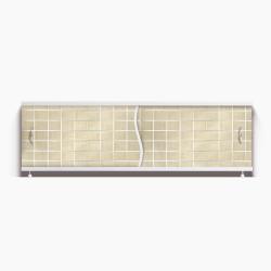 Экран для ванны ALAVANN Премьер Плитка бежевая 150 148 см