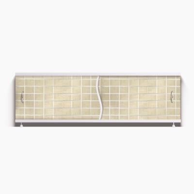 Экран для ванны ALAVANN Премьер Плитка бежевая 150 148 см