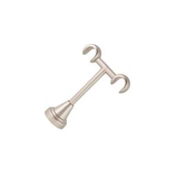 Кронштейн 2-й d25/16мм потолочный Цв.сатин /АС МАРТ/