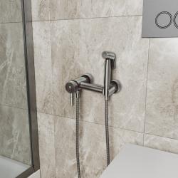 Гигиенический комплект RUSH Melos встраиваемый SUS1101-99Grey