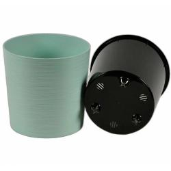 Горшок пластиковый ЛИВИНГРИН Вега Мята 10,2 л