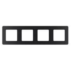 Рамка LEGRAND Inspiria 4 поста антрацит 673963