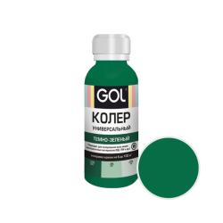 Паста колеровочная GOL № 60 Темно-зеленый 100 мл