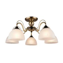 Люстра ЛАЙТ СФЕРА 1340/5 AB+BK Золотой