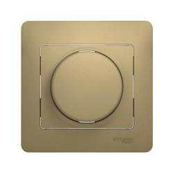 Светорегулятор SYSTEME ELECTRIC Glossa поворотный титан GSL000434