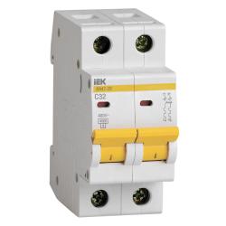 Автоматический выключатель IEK ВА47-29 2P 32 A C 4,5 кА