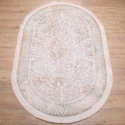 Ковер Ascona 4323A BEJ FLOS / BEJ FLOS овал  размер 1,6*2,3м
