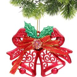 Елочное украшение СЕРПАНТИН Зимние колокольчики 13 см