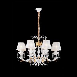 Люстра ЛАЙТ СФЕРА 22473/8 WH+GO Белый