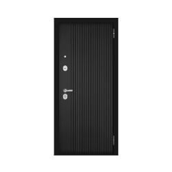 Дверь металлическая МАСТИНО Trust eco pp левая черный матовый 2050*960 мм