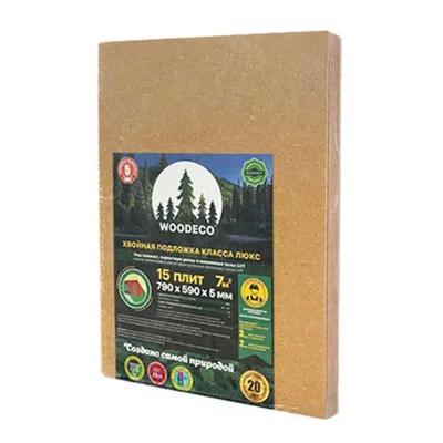 Подложка для ламината хвойная Белтермо 5х790х590 мм