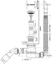 Сифон для ванны MCALPINE MRB11-MBL