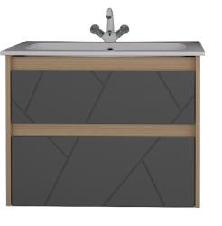 Тумба с раковиной АСБ-МЕБЕЛЬ Диана 75 серый