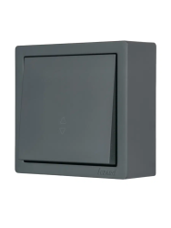 Переключатель LEZARD Leto 1 клавиша графит 752-3400-105