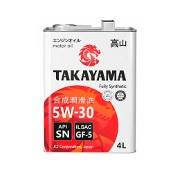 Масло моторное TAKAYAMA 5w30  4 л