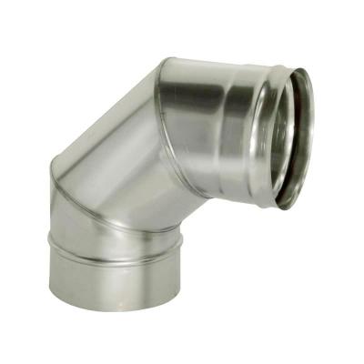 Колено ДЫМОК AISI 439 90° 0,8 мм 150 мм