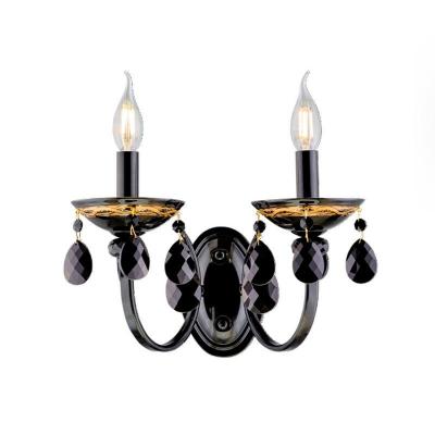 Бра ЛАЙТ СФЕРА B1634/2D BK+GD Черный