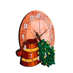 Часы Баня Ведро и веник