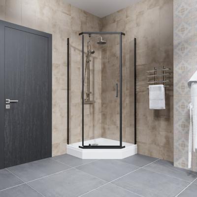 Душевое ограждение TRITON Дека-Блэк 90*90 см